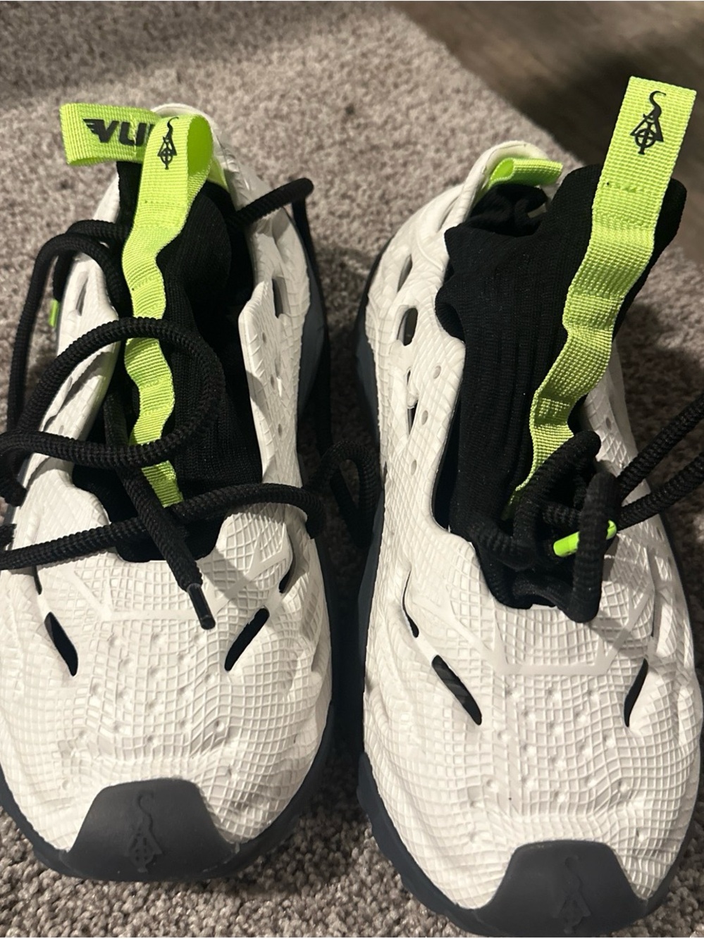 Sia collective  & Neon Green Athletic Shoes - Modern Slip-On Style